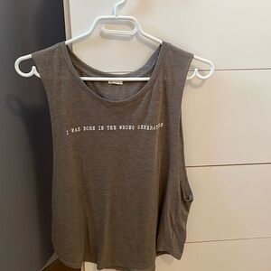Gray camisole, medium size